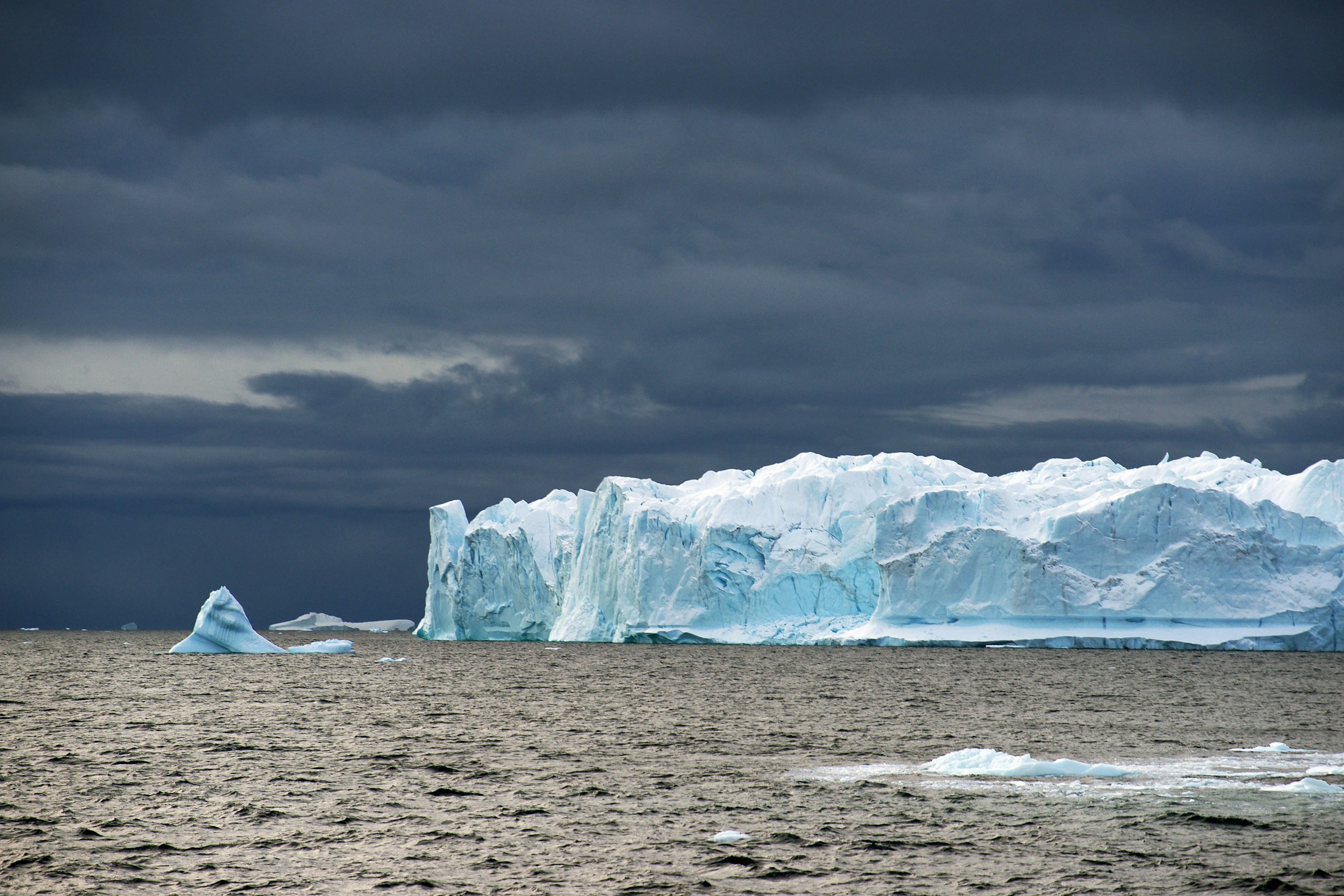 Northern ice and open water